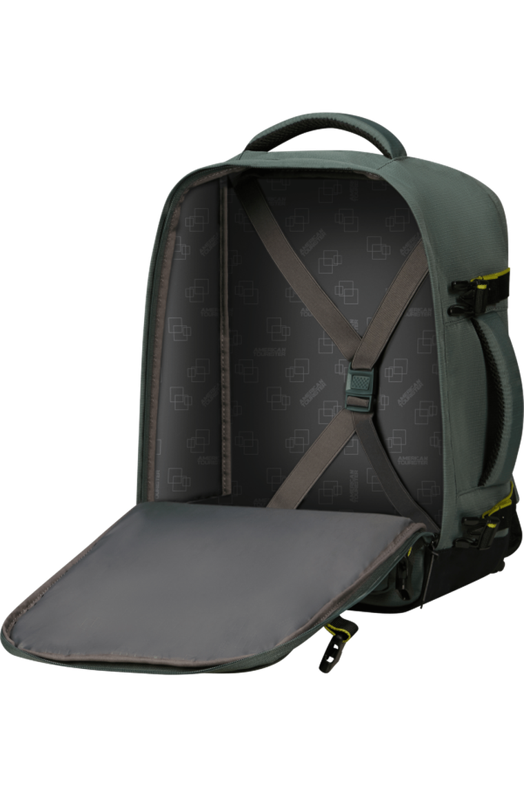 American Tourister, Take2cabin, plecak kabinowy do wizz air, dark forest, M/S