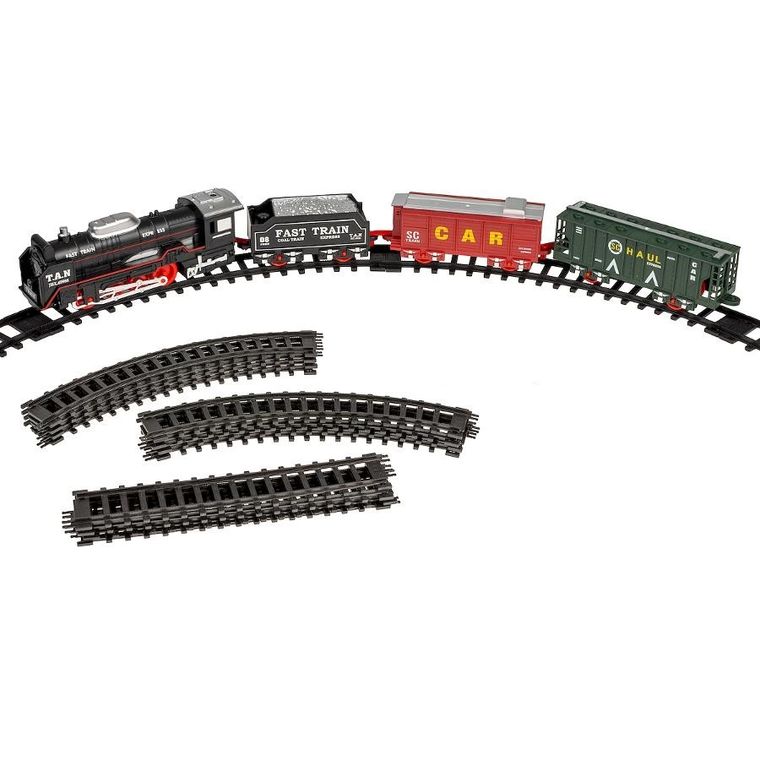 Anek dla Dzieci, kolejka, lokomotywa z torami