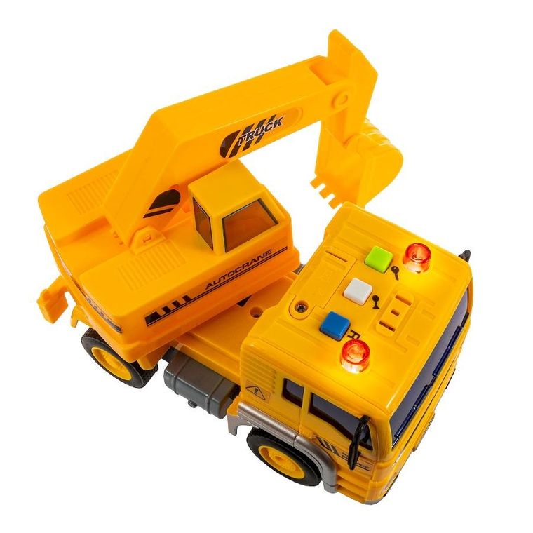 Anek dla Dzieci, koparka, pojazd ze światłem i dźwiękiem