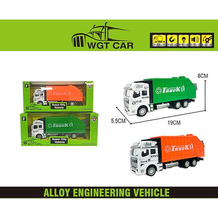 Anek dla Dzieci, śmieciarka, pojazd ciężarowy