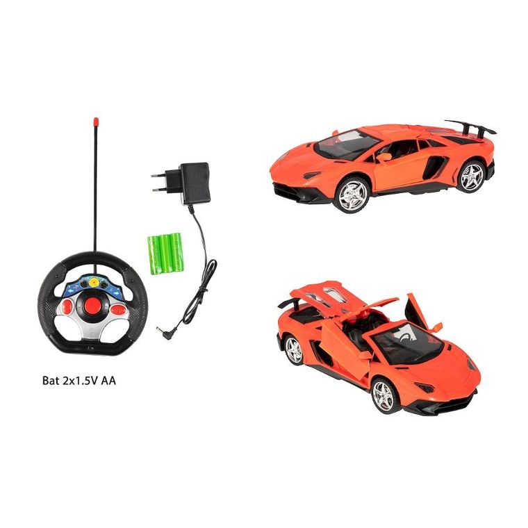 Anek dla Dzieci, Super Car, pojazd zdalnie sterowany, pomarańczowy, 1:18