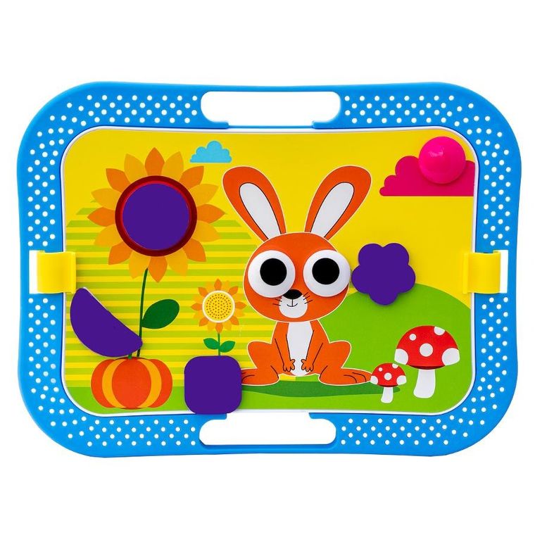 Anek dla dzieci, tablica z puzzlami geometrycznymi