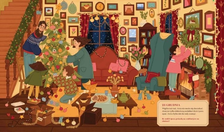 Ania i Święty Mikołaj. Książka adwentowa dla wszystkich, którzy wyczekują Świąt