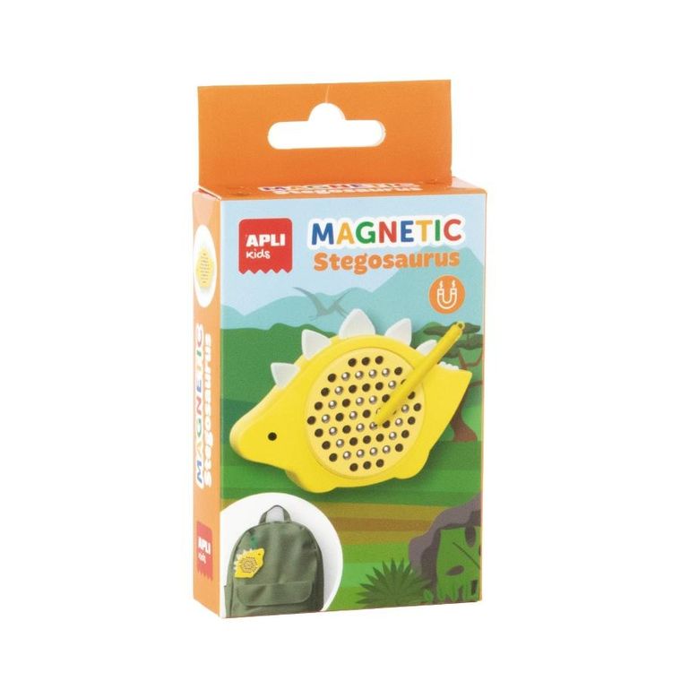 Apli Kids, Dinozaur Stegosaurus, mała magnetyczna tablica, zawieszka