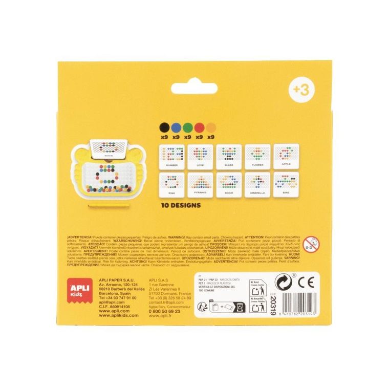 Apli Kids, Krab, mała tablica magnetyczna z kropkami