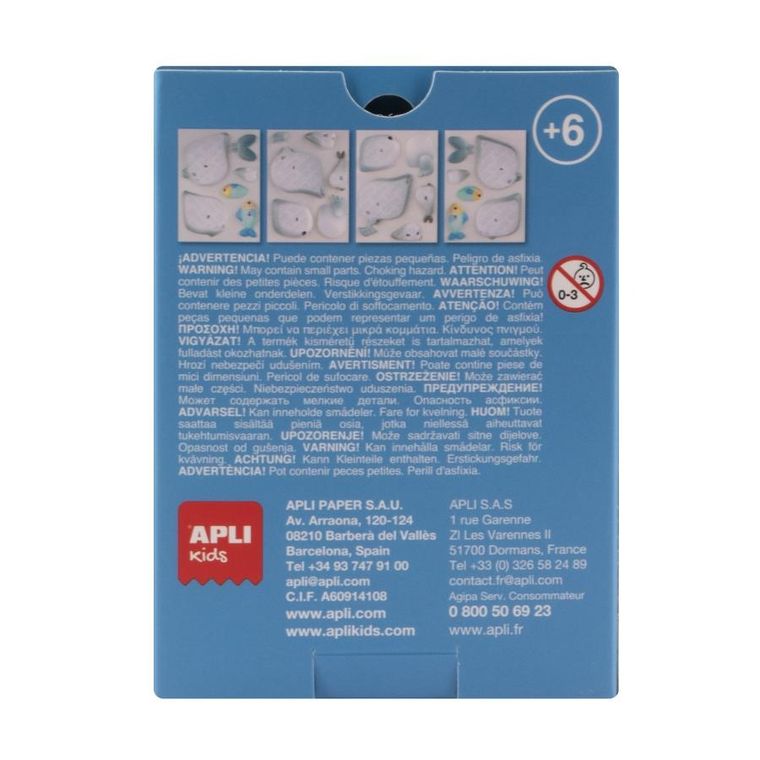 Apli Kids, Ocean, Foka, puzzle 3D