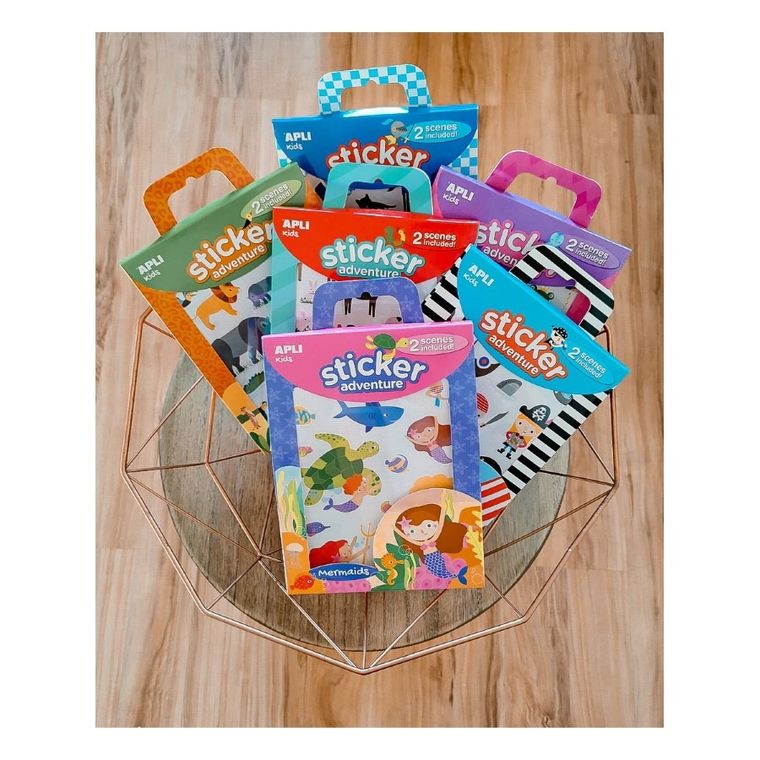 Apli Kids, Piraci, zestaw naklejek z 2 planszami