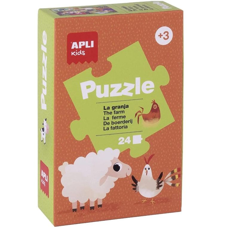 Apli Kids, puzzle edukacyjne, 6-24 elementy