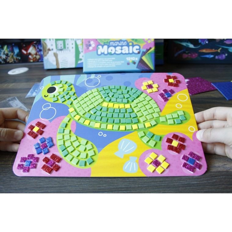 Apli Kids, zestaw artystyczny, mozaika, konik morski