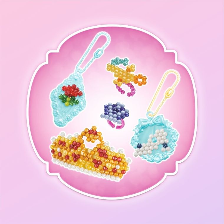 Aquabeads, Księżniczki Disneya, Błyszczące księżniczki, koraliki wodne, zestaw startowy, 800 elementów, 31997