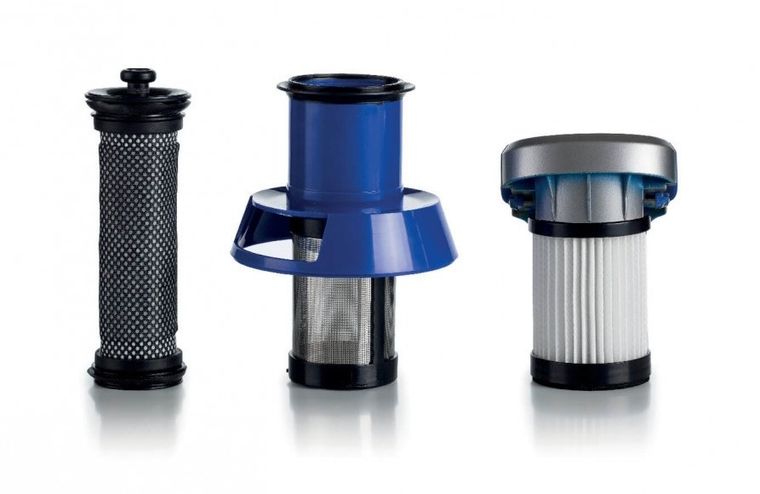 Ariette, pionowy odkurzacz 2w1, 22,2V, niebieski