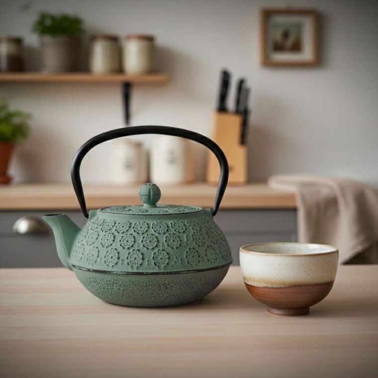 Aromelio, Kumo, czajnik żeliwny z zaparzaczem, 1000 ml