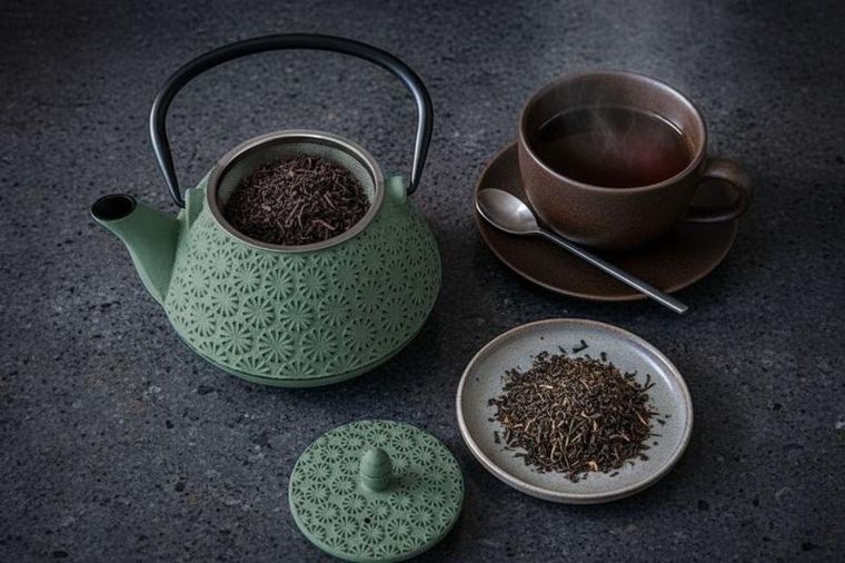 Aromelio, Taki, czajnik żeliwny z zaparzaczem, 1000 ml