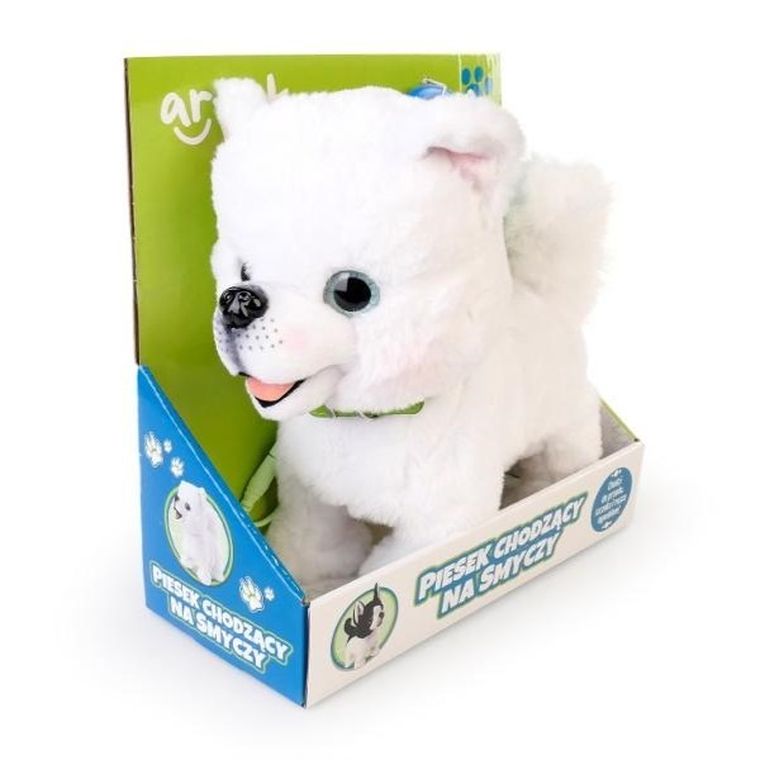 Artyk, Piesek chodzący na smyczy, maskotka interaktywna