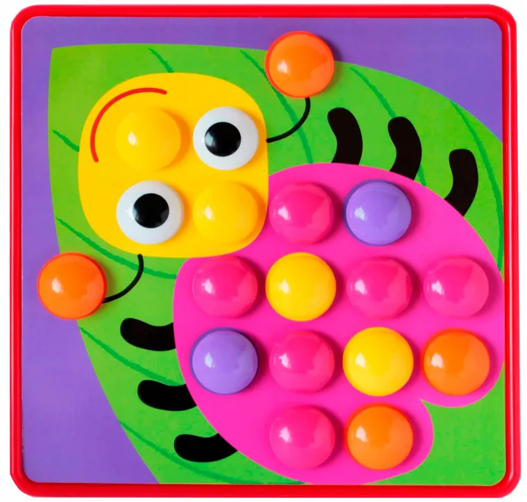 Askato, Genialny dzieciak, guzikowy trening małej rączki, mozaika, 45 elementów