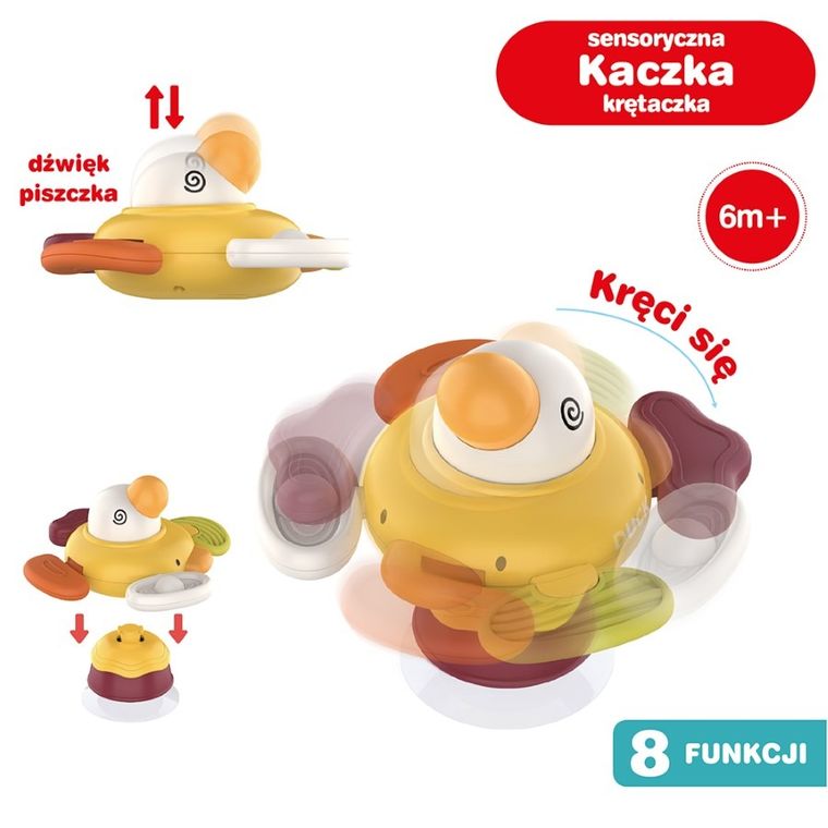 Askato, Kaczka krętaczka, interaktywna zabawka sensoryczna