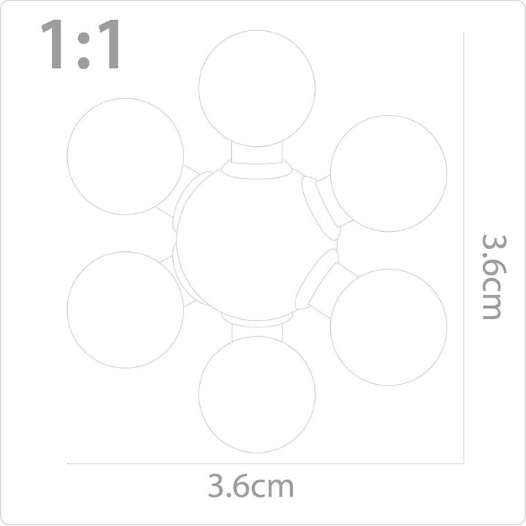 Askato, Klocki Małych Geniuszy, Kwiatki i kulki, 160 elementów