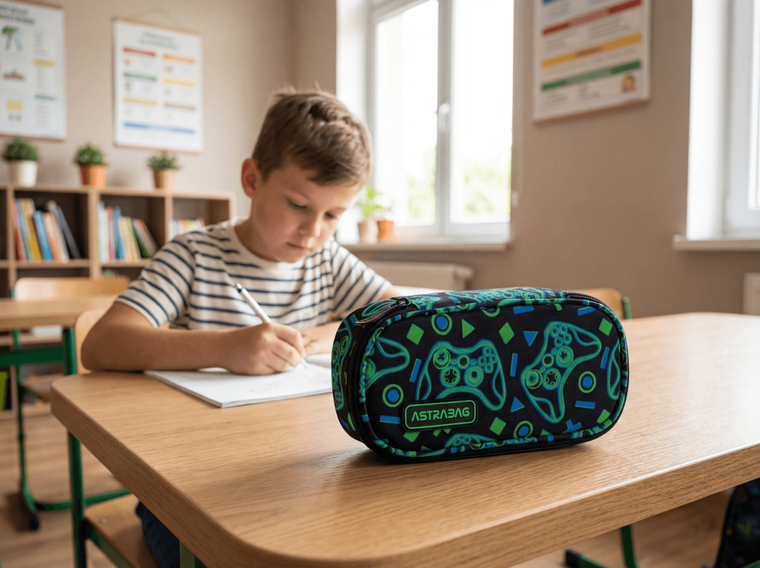 Astrabag, piórnik owalny, Game On