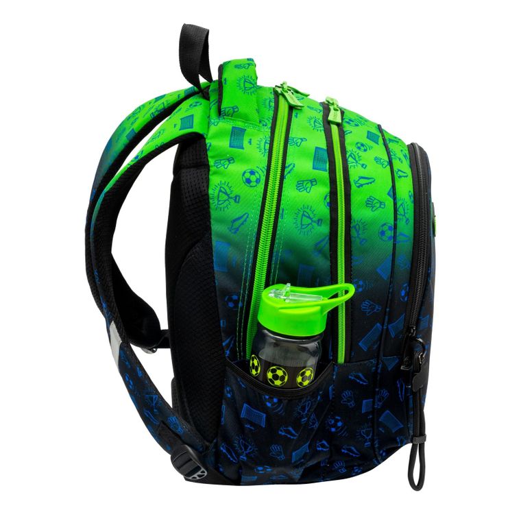 Astrabag, plecak szkolny, 3-komorowy, Ombre Football