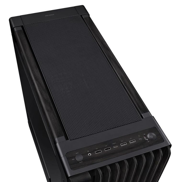 Asus, obudowa komputerowa, PROART PA602 WOOD TG PWM BLACK
