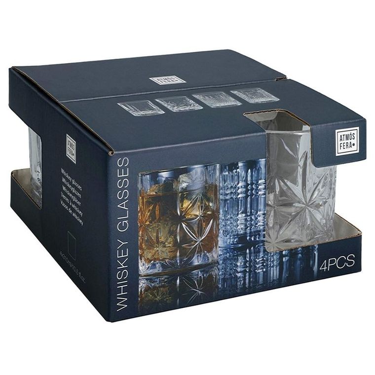 Atmós Fera, szklanki do whisky, 290 ml, 4 szt.