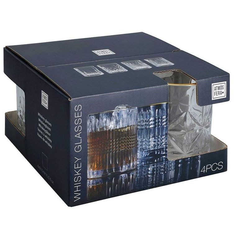 Atmós Fera, szklanki do whisky, 290 ml, 4 szt.