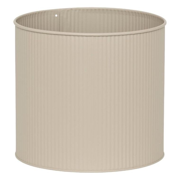 Atmosphera, Aze, donice metalowe, średnica 30 cm, 2 szt.