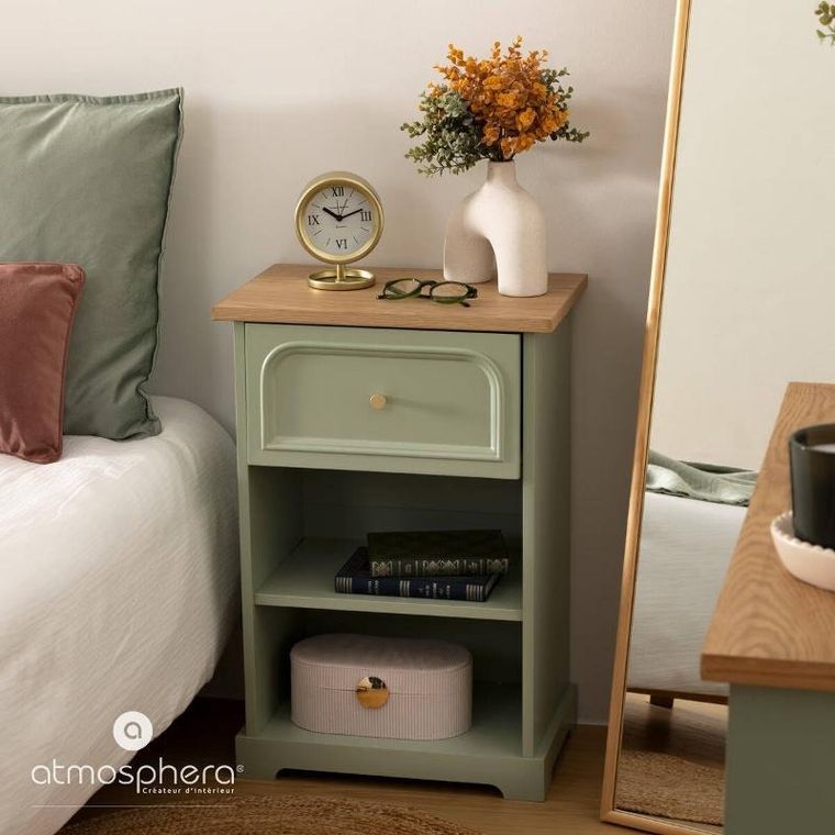 Atmosphera, Enya, szkatułka na biżuterię, sztruksowa, 13-10-25,5 cm