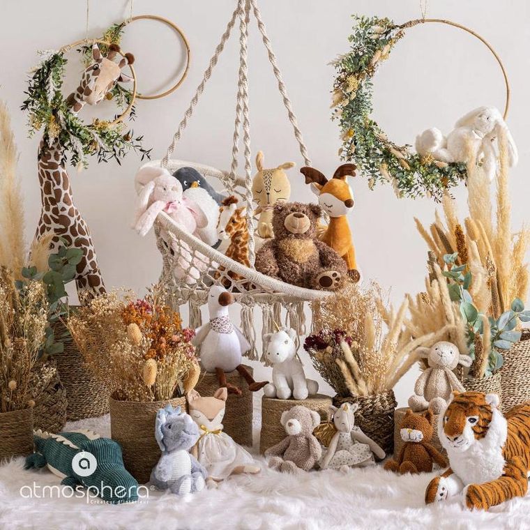 Atmosphera for Kids, duża pluszowa maskotka, żyrafa, 100 cm