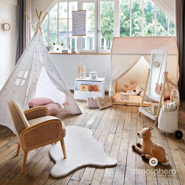 Atmosphera for kids, poduszka dla dzieci, w kształcie głowy jelonka, Ø 30 cm