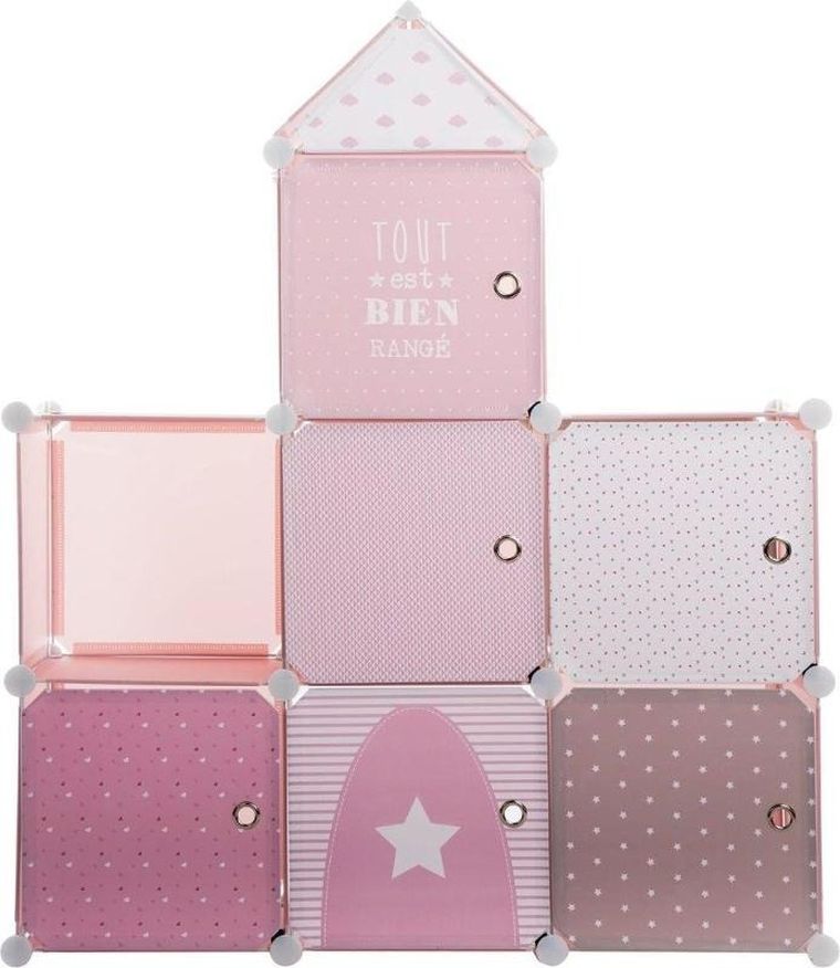 Atmosphera for Kids, szafka z szufladkami, w kształcie zamku, 94,5-32-109 cm