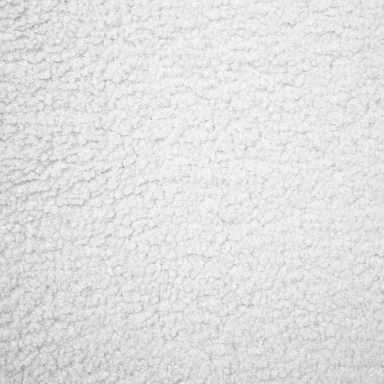 Atmosphera, fotel biały, baranek, Chiara