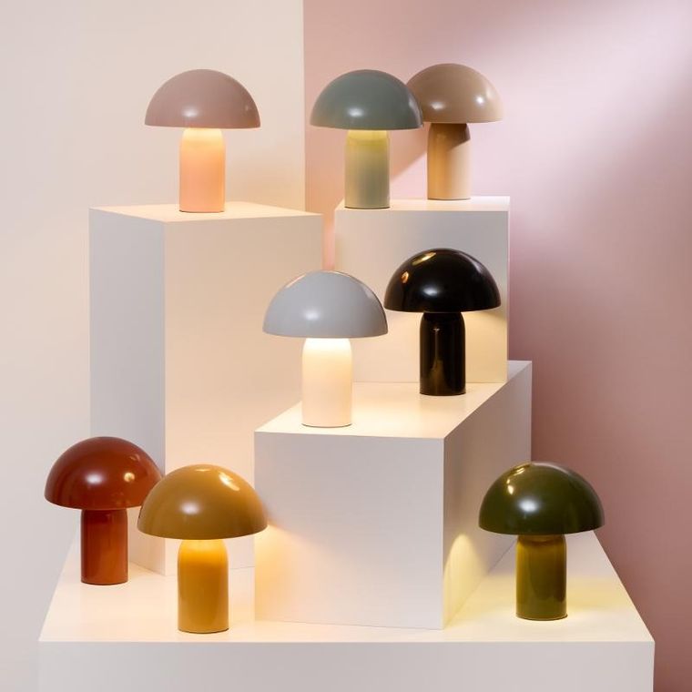 Atmosphera, Lito, lampa grzybek, metalowa, 24,5 cm