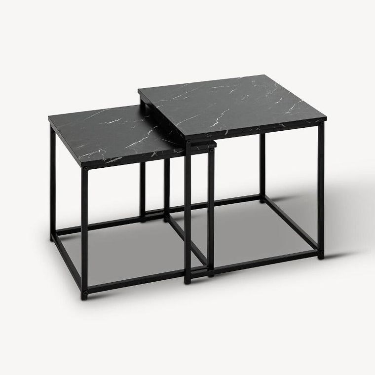 Atmosphera, metalowe stoliki pomocnicze, Jones, 2 szt.