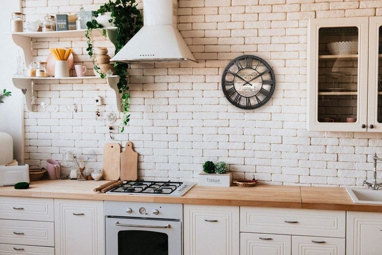 Atmosphera, okrągły zegar ścienny, Vintage Ø 39 cm, rzymskie cyfry