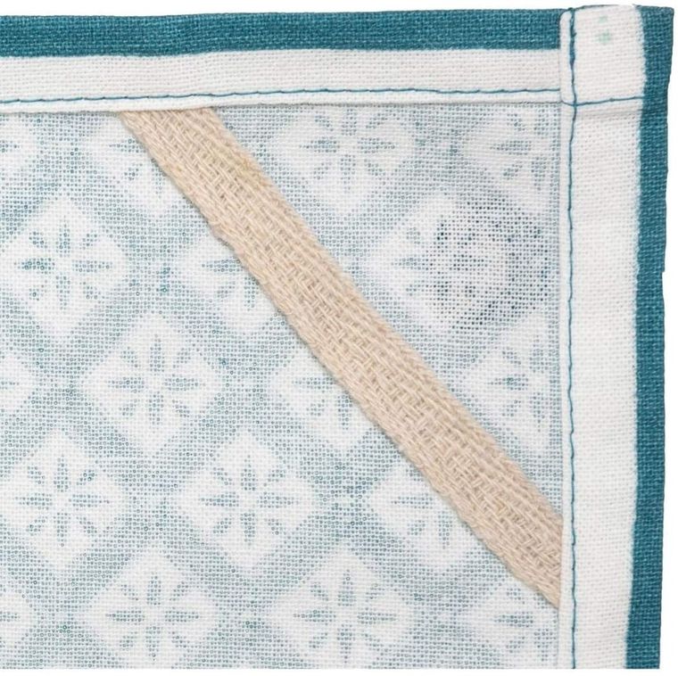 Atmosphera, ręczniki kuchenne z printem, 45-70 cm, 3 szt., niebieskie