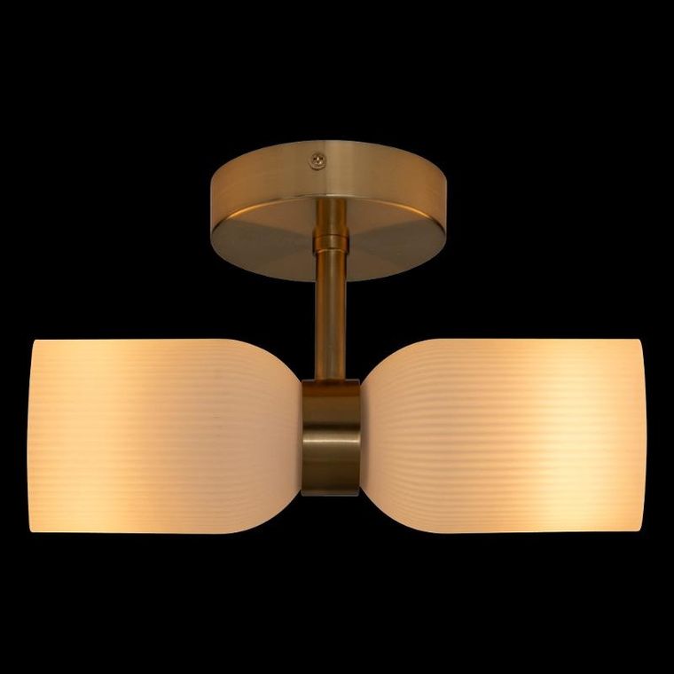 Atmosphera, Rio, szklany kinkiet ścienny, 2 źródła światła, wys. 26,5 cm