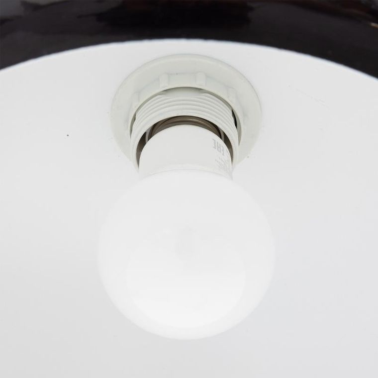 Atmosphera, Savio, lampa sufitowa z metalowym kloszem, 27 cm