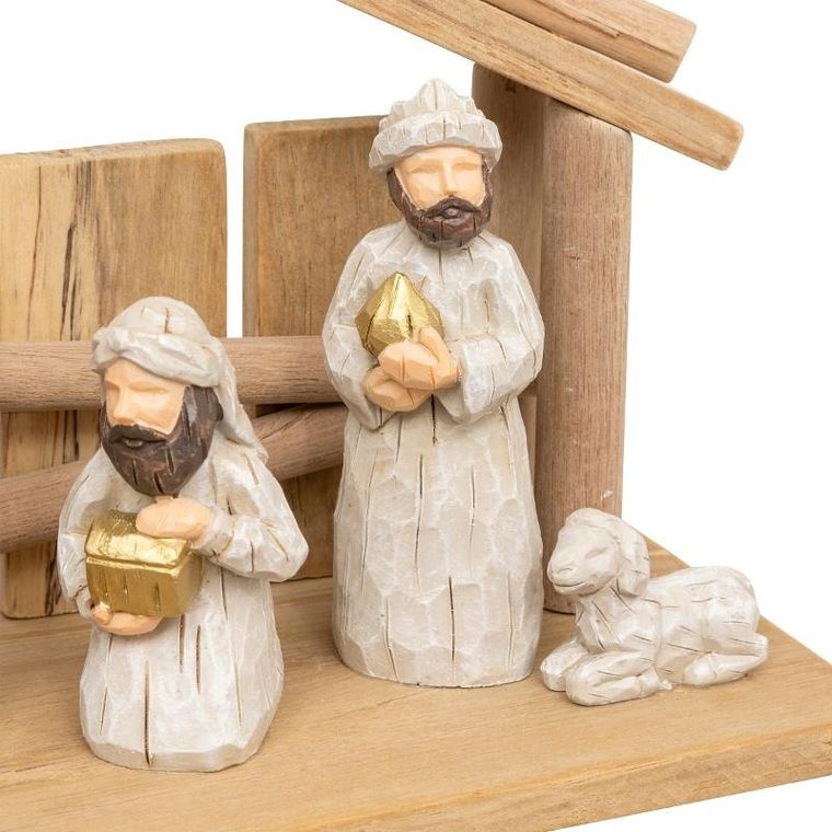 Atmosphera, szopka bożonarodzeniowa, 7 figurek, 30-18 cm