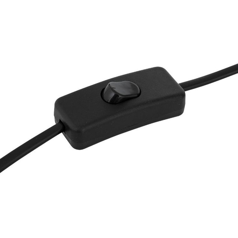 Atmosphera, Tobie, lampka nocna z bawełnianym abażurem, 25 cm