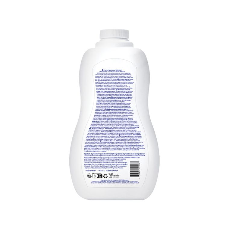 Attitude, płyn do mycia podłóg, drewno i terakota skórka cytrynowa, Citrus, 1050 ml