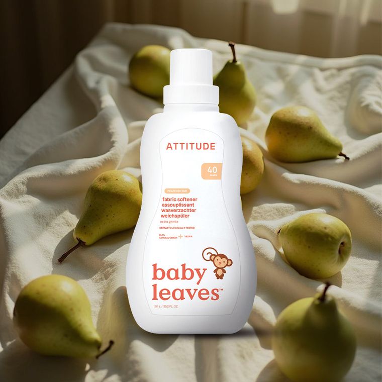Attitude, płyn do płukania ubranek dziecięcych, Pear Nectar, 1 l