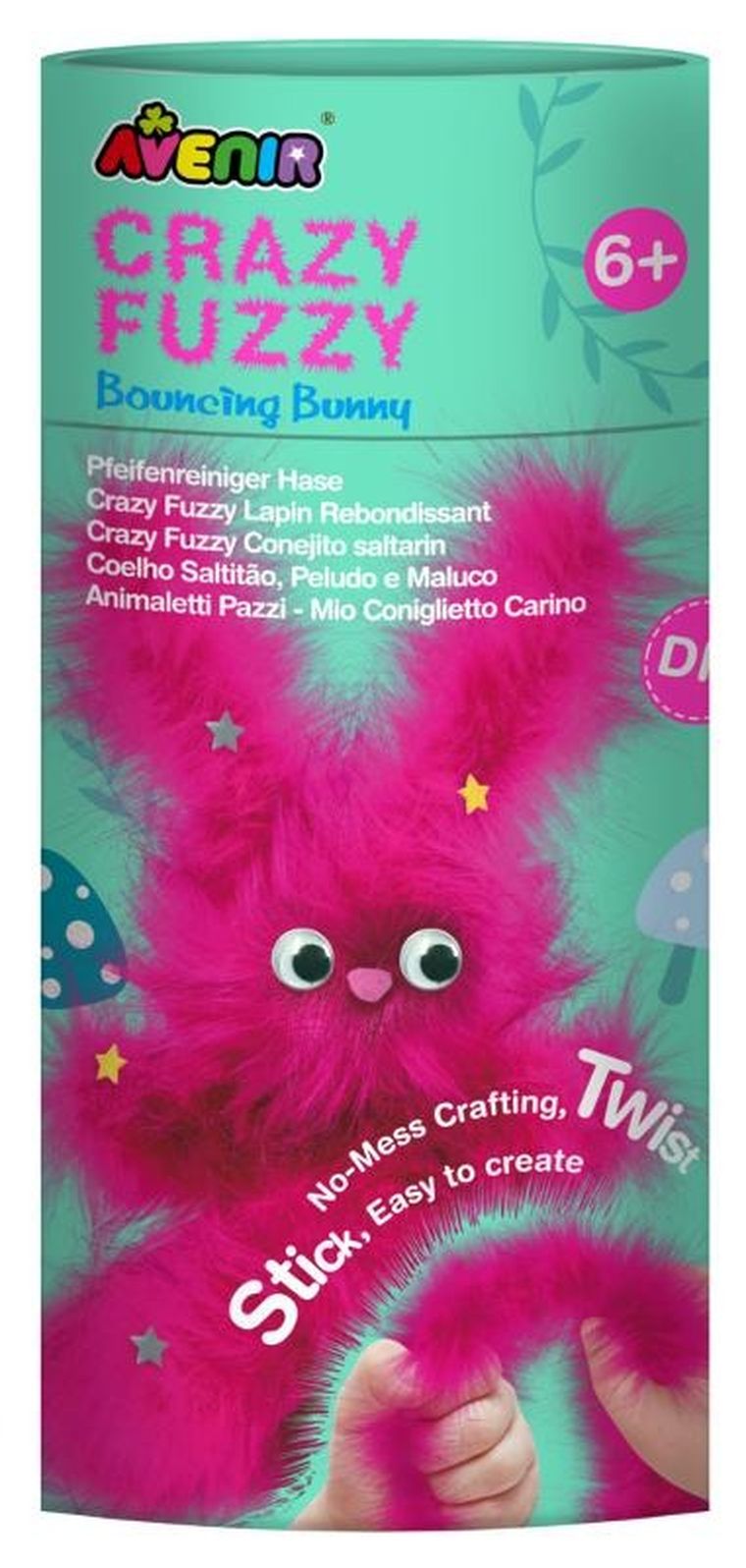 Avenir, Szalony Fuzzy, skaczońcy króliczek, zestaw kreatywny