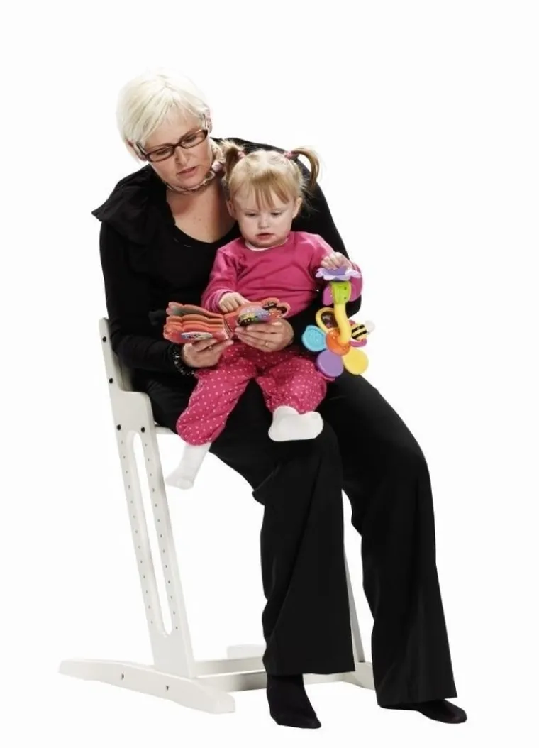 Baby Dan, DanChair, krzesełko do karmienia, białe