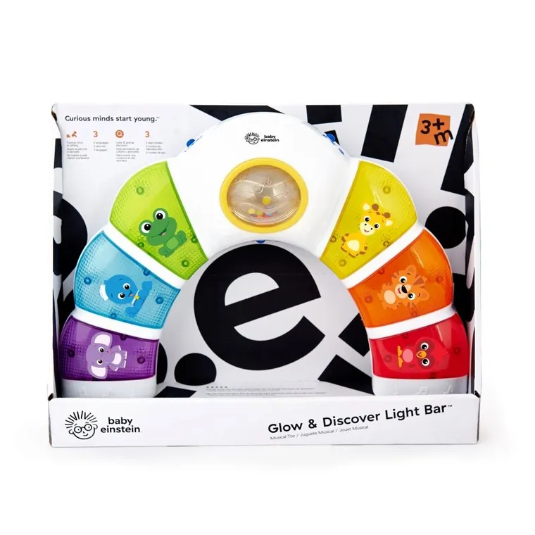 Baby Einstein, Glow & Discover, Light Bar, zabawka interaktywna