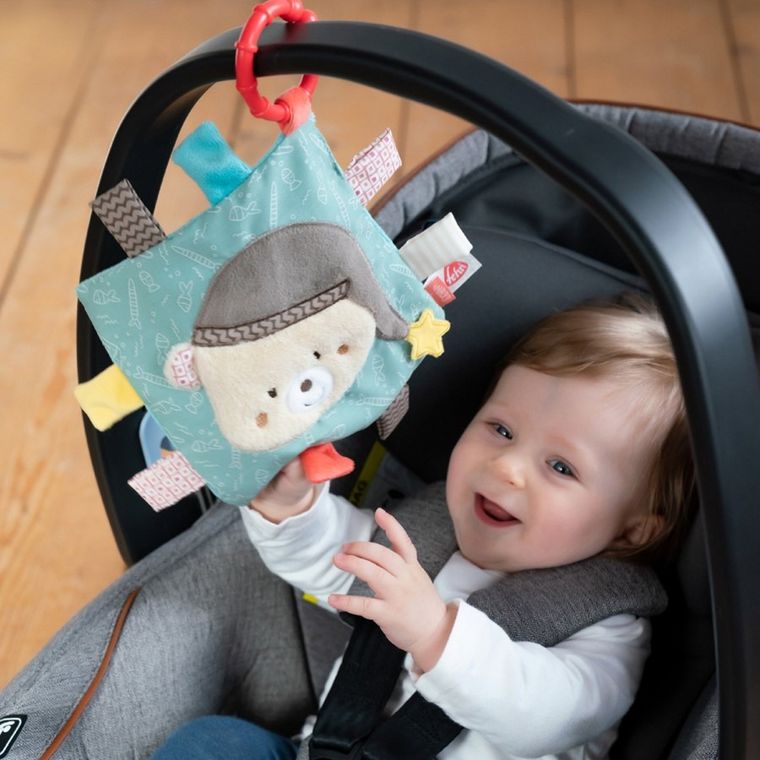 Baby Fehn, Miś Bruno, zawieszka, szmatka sensoryczna