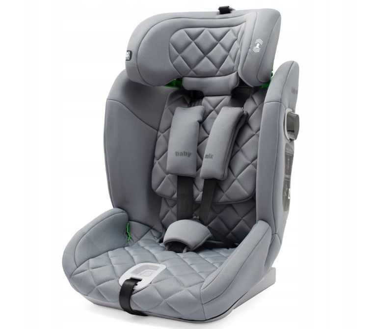 Baby Mix, Hero Pro, fotelik samochodowy, i-Size, grey, 76-150 cm