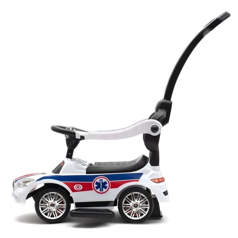 Baby Mix, jeździk z rączką, dźwięk, ambulans