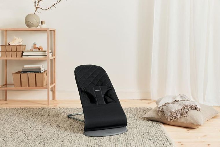 BabyBjörn, Bliss Woven, leżaczek, czarny