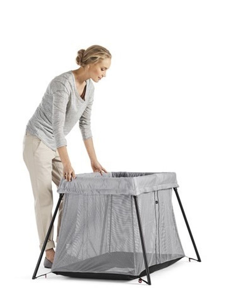 BabyBjörn, Light, łóżeczko turystyczne, czarne